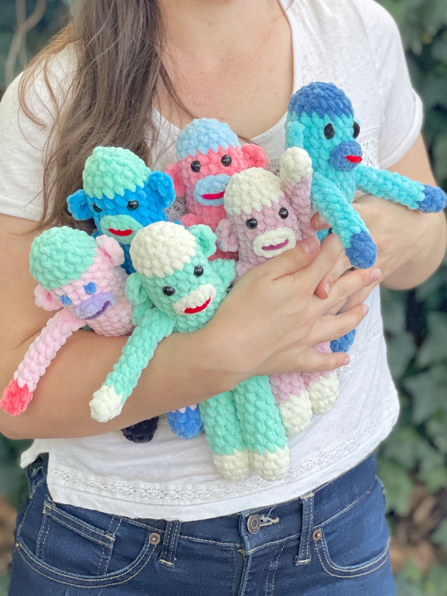 Custom Colors Sock Monkey