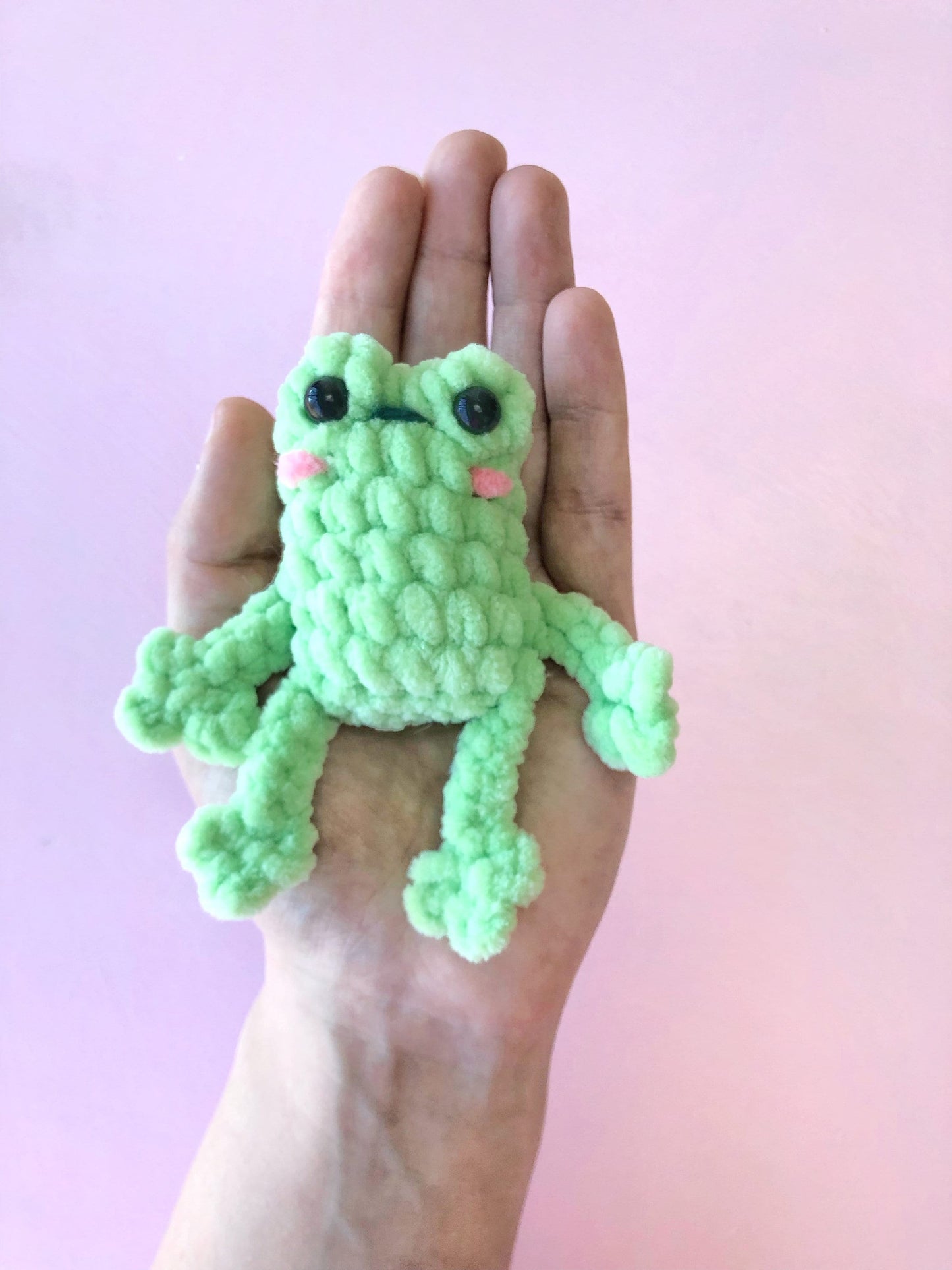 Custom Baby Leggy Crochet Froggy
