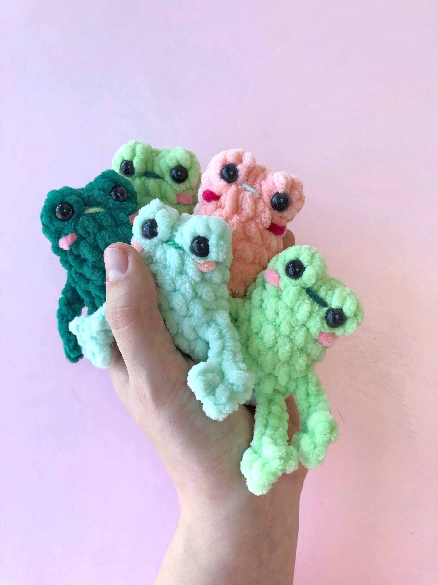 Custom Baby Leggy Crochet Froggy