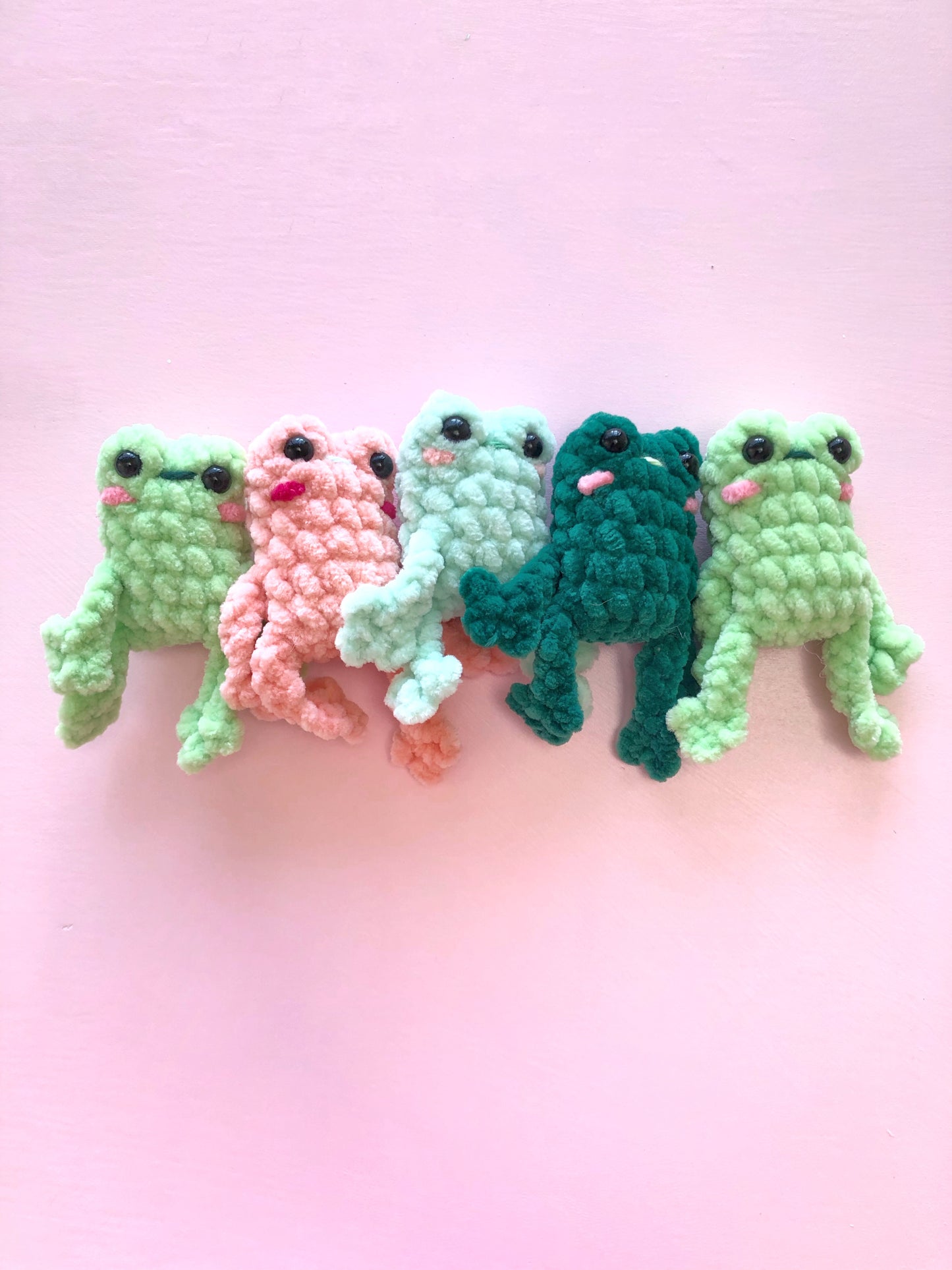 Custom Baby Leggy Crochet Froggy