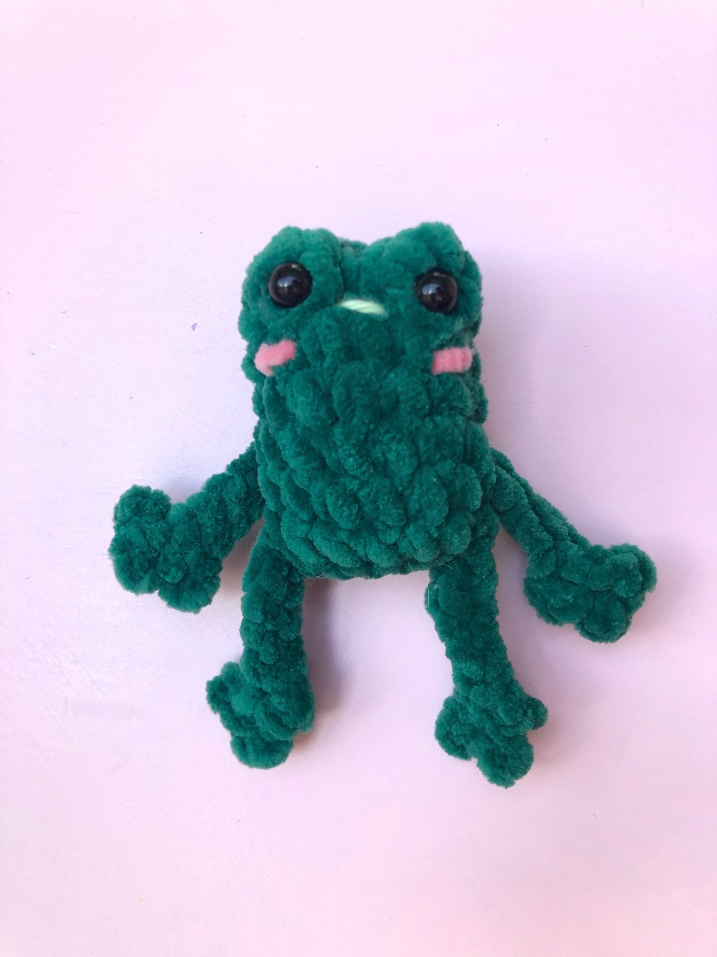 Custom Baby Leggy Crochet Froggy